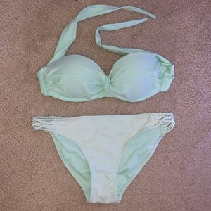 Mint green bikini set